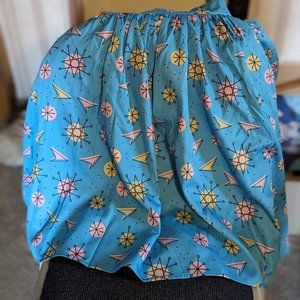 Sourpuss Sputnik Atomic Retro Style Skirt L NWT